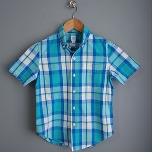 Gap, boy's plaid size 8 button down